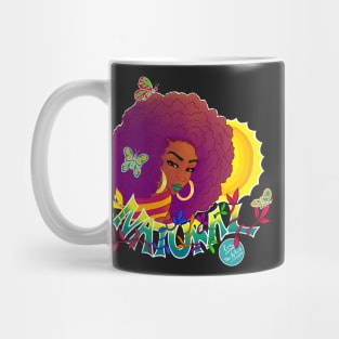 Natural | Black Woman Art Mug